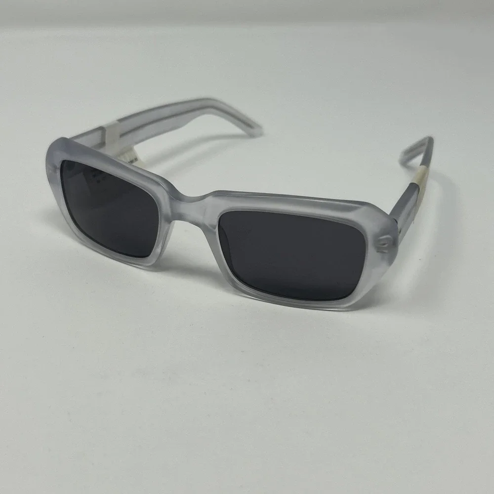 NWT Norman Childs VINTAGE 4 Sunglasses 48-21-140 MCLR Child Matte Clear Frame